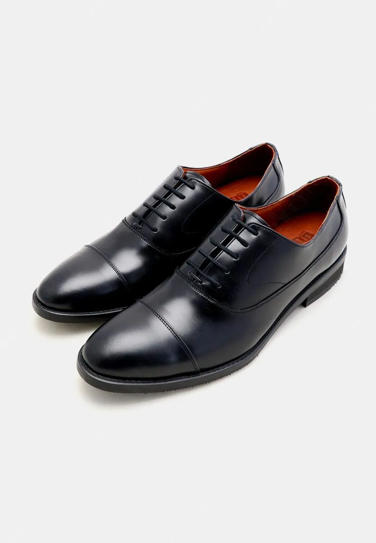 BROWN STONE BROWN STONE RULER CAP TOE MATTE BLACK