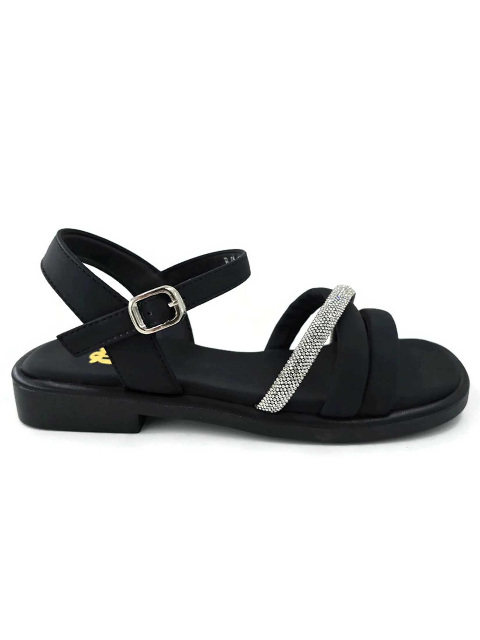 KLIN Woman Ankle Strap Sandals Black