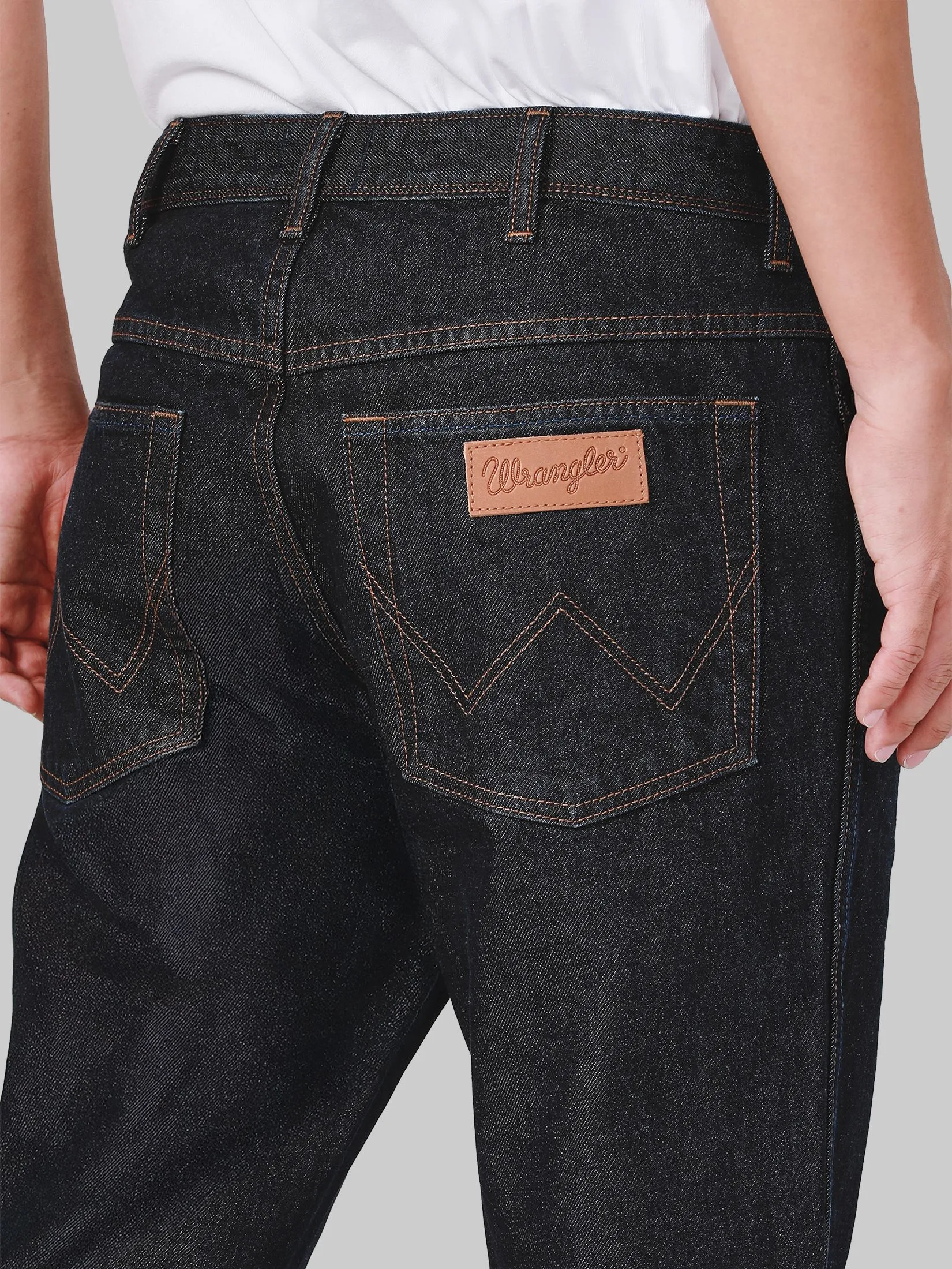 WRANGLER Men's Jeans Mid Texas Fit Dark Indigo