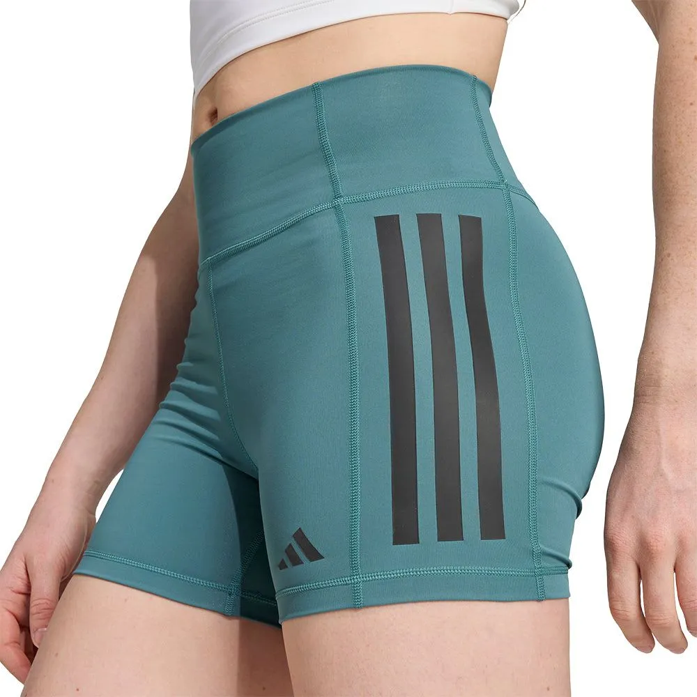 ADIDAS Women Training Shorts Optime 3-Stripes 1/4 Green - AD001AP904ELTH