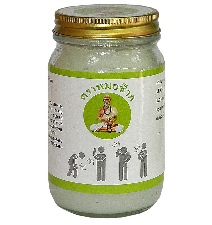 Тайский белый бальзам Dr. Mho Shee 50, 100 или 200 гр