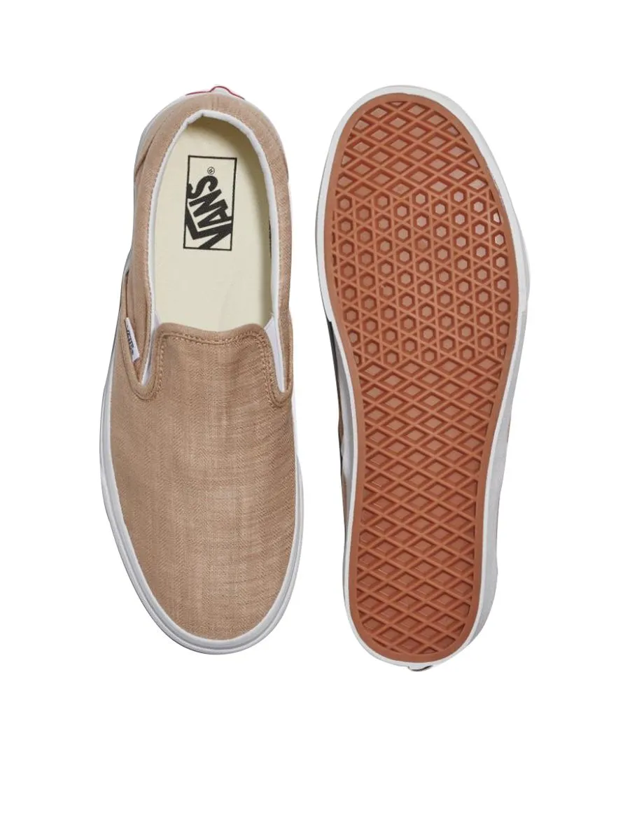 VANS Unisex Sneakers Classic Slip-On Summer Linen Incense