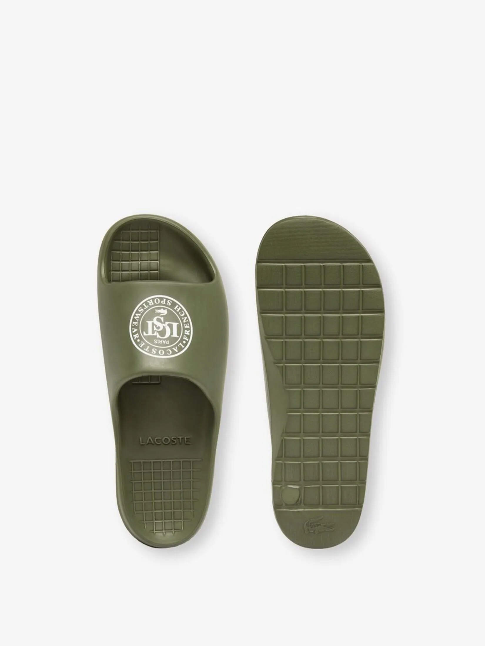 LACOSTE Men’s Serve Slide 2.0 Green