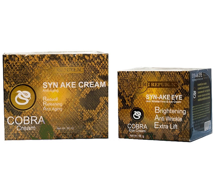 Крем для лица с пептидами змеиного яда Syn Ake Nature Republic 50 мл