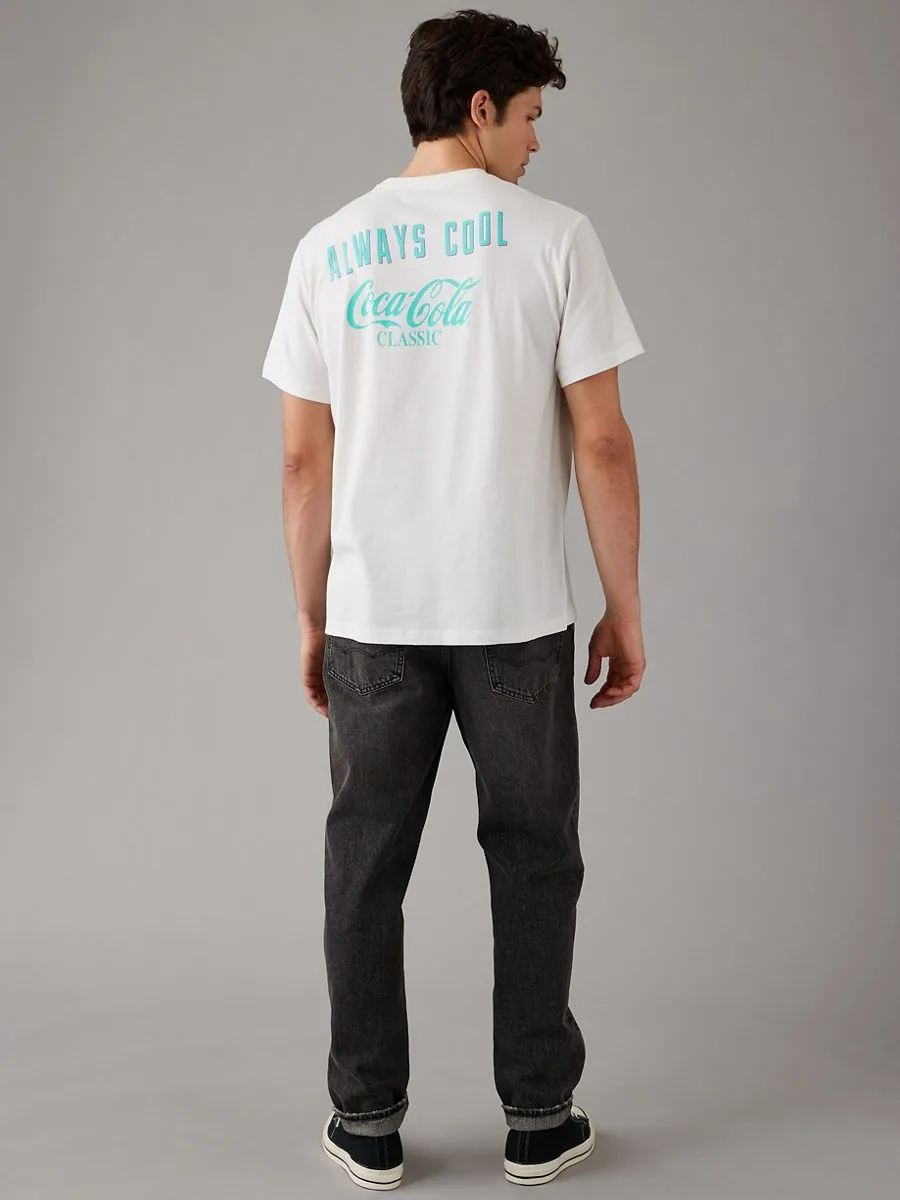 AMERICAN EAGLE MEN G SS 3RD PARTY COCA-COLA SET IN TEE- PC DYE + SERIOUSLY SOFT 106 CREAM