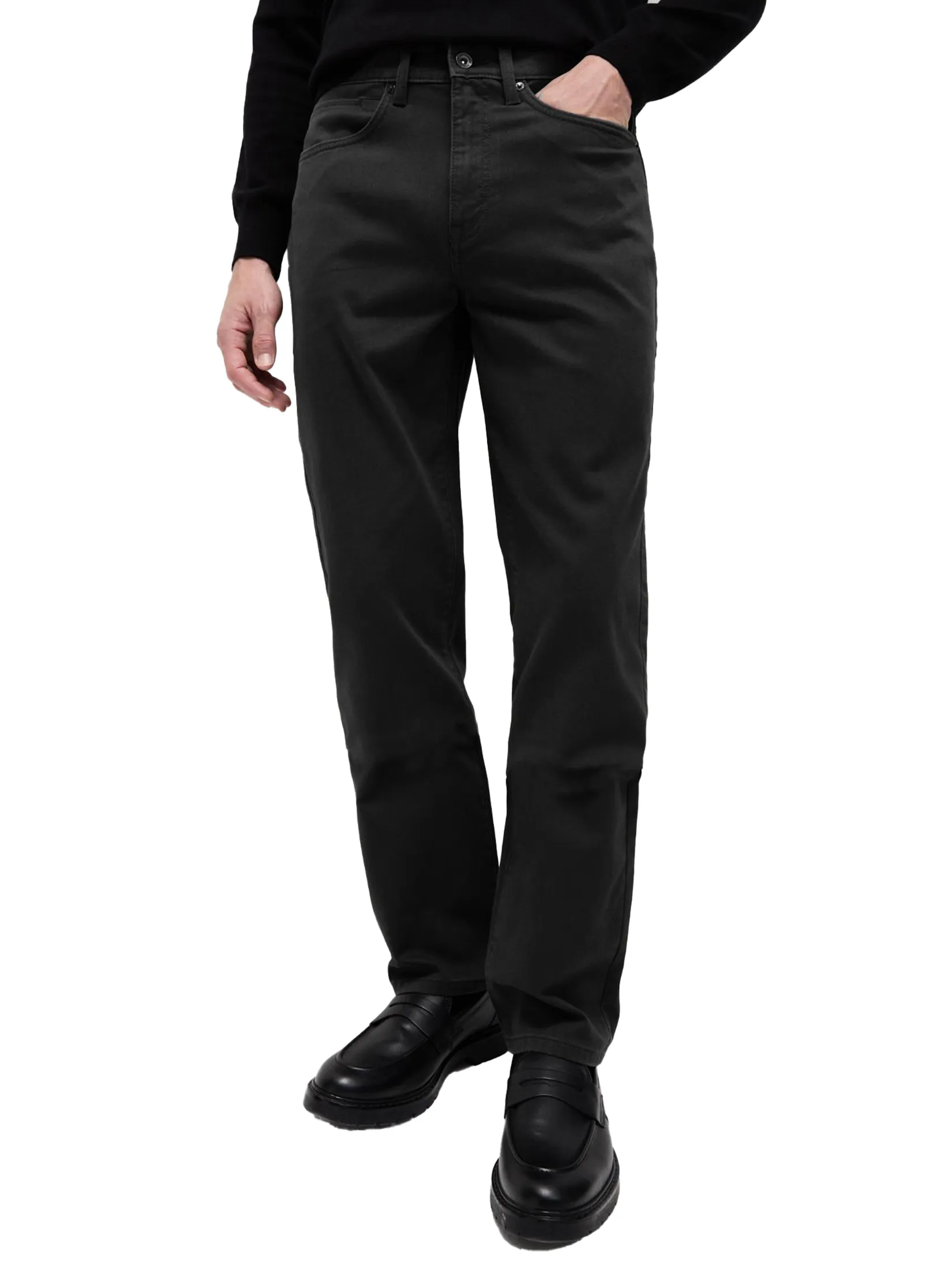 MARKS & SPENCER Men Trousers Straight Fit Textured 5 Pocket