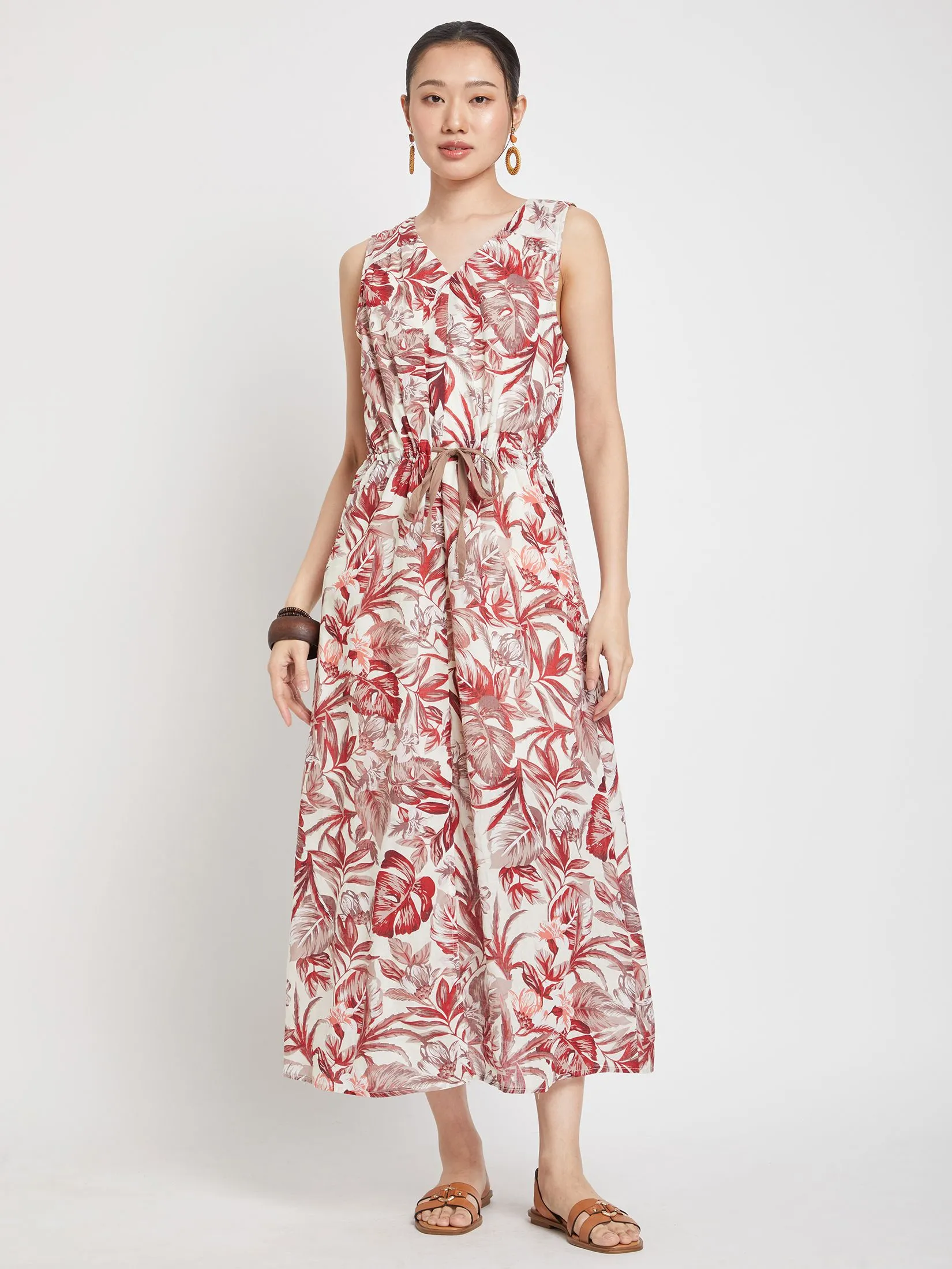 JOURNAL Women Dress Sleeveless Cotton Woven