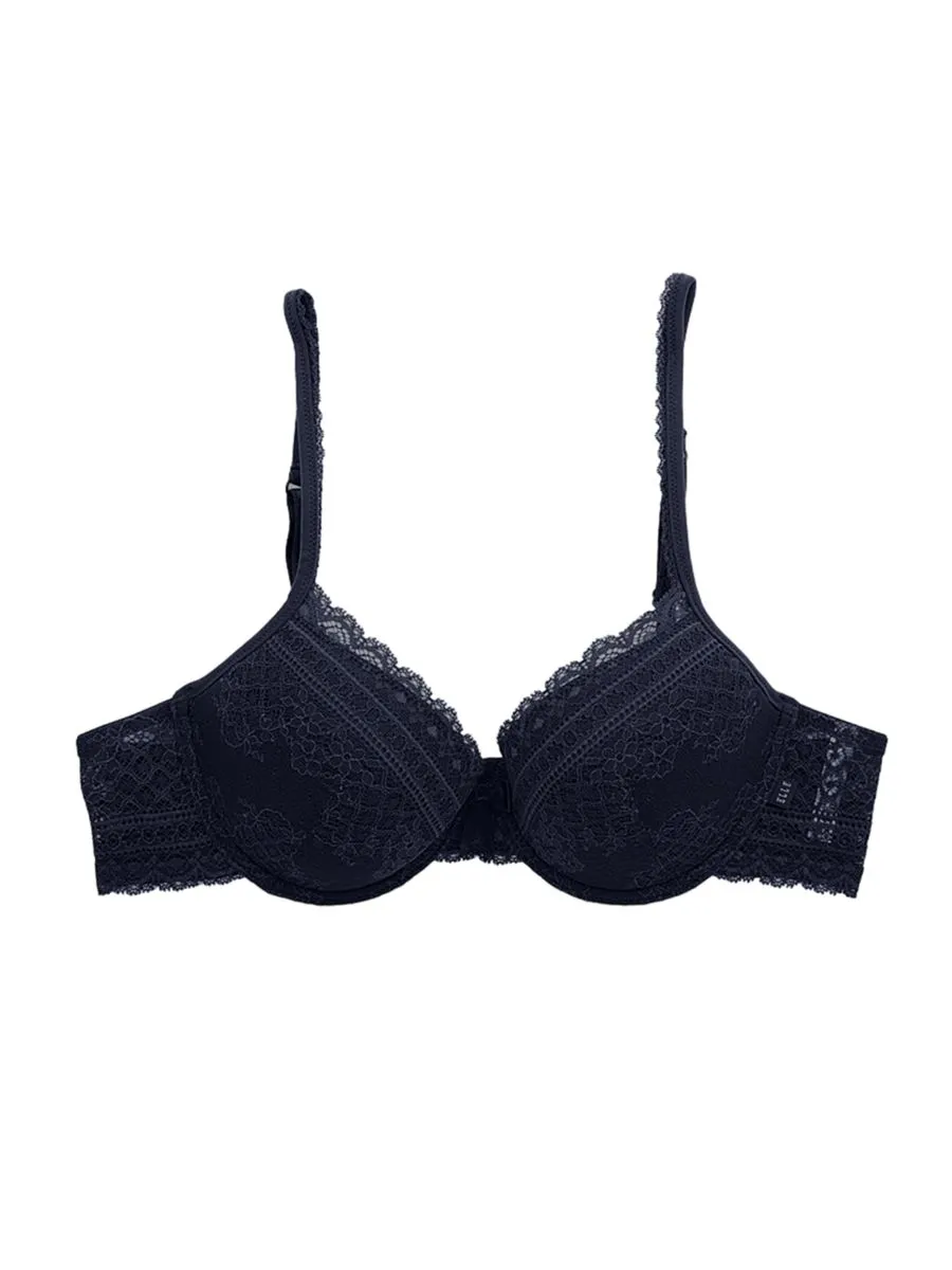 ELLE LINGERIE BRASSIERE MOULDED BRA LB7533BLBLACK Size - A70