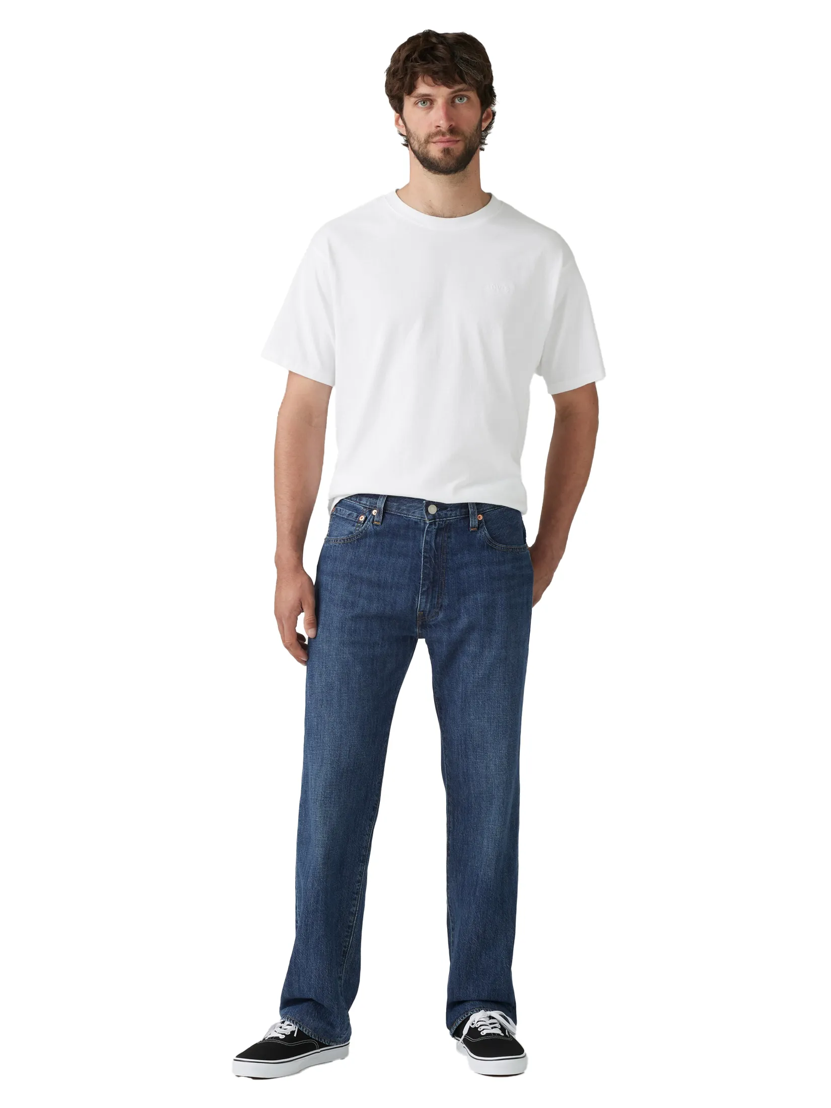 LEVI'S Men's 555 Relaxed Straight Lightweight Jeans Blue Size - 28 In