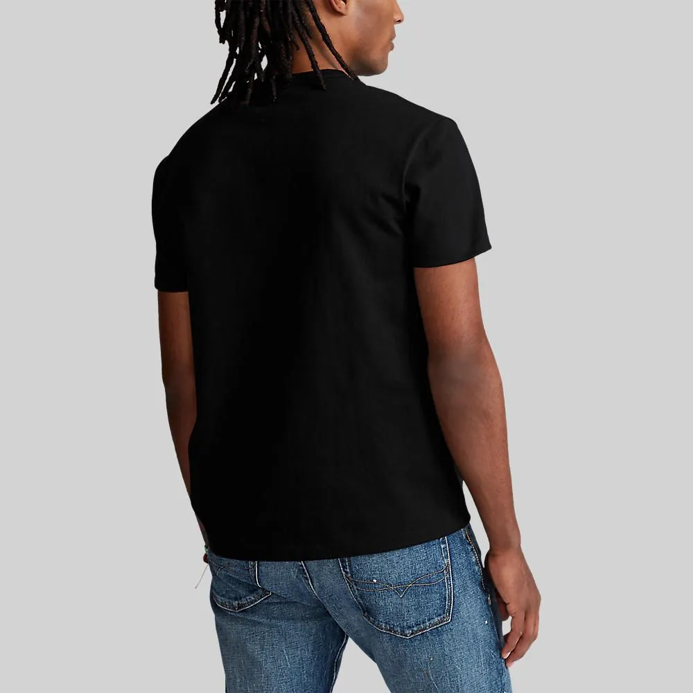 POLO RALPH LAUREN Classic Fit Jersey Crewneck T-Shirt  MNPOTSH1N820394 Black
