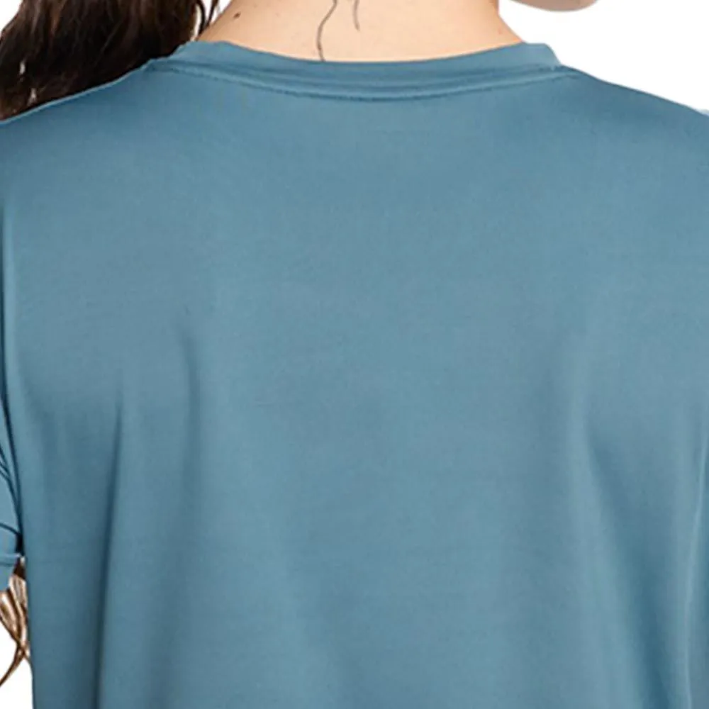 NIKE Women Training T-Shirt One Classic Twist Blue - NI083AP464EKTH