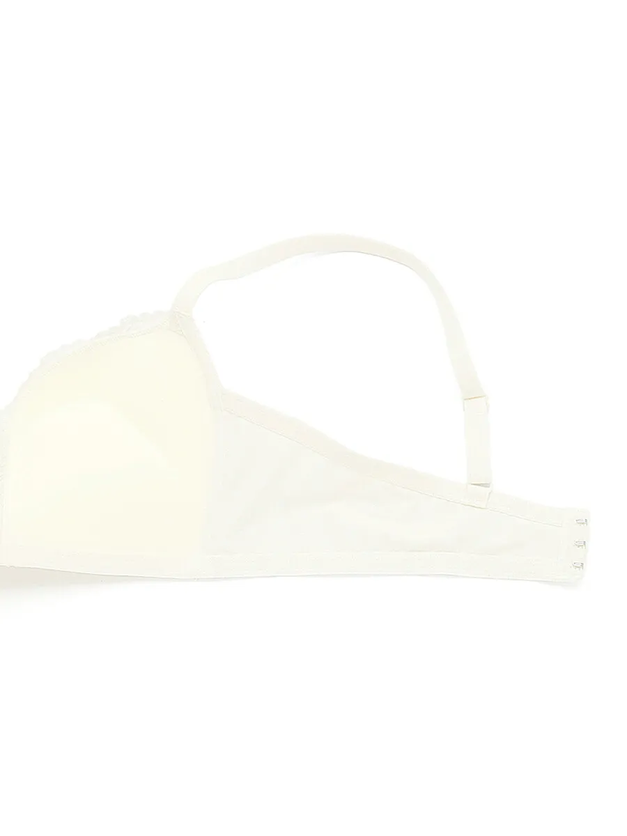 SABINA Modern V Woman Wireless Bra - Cream