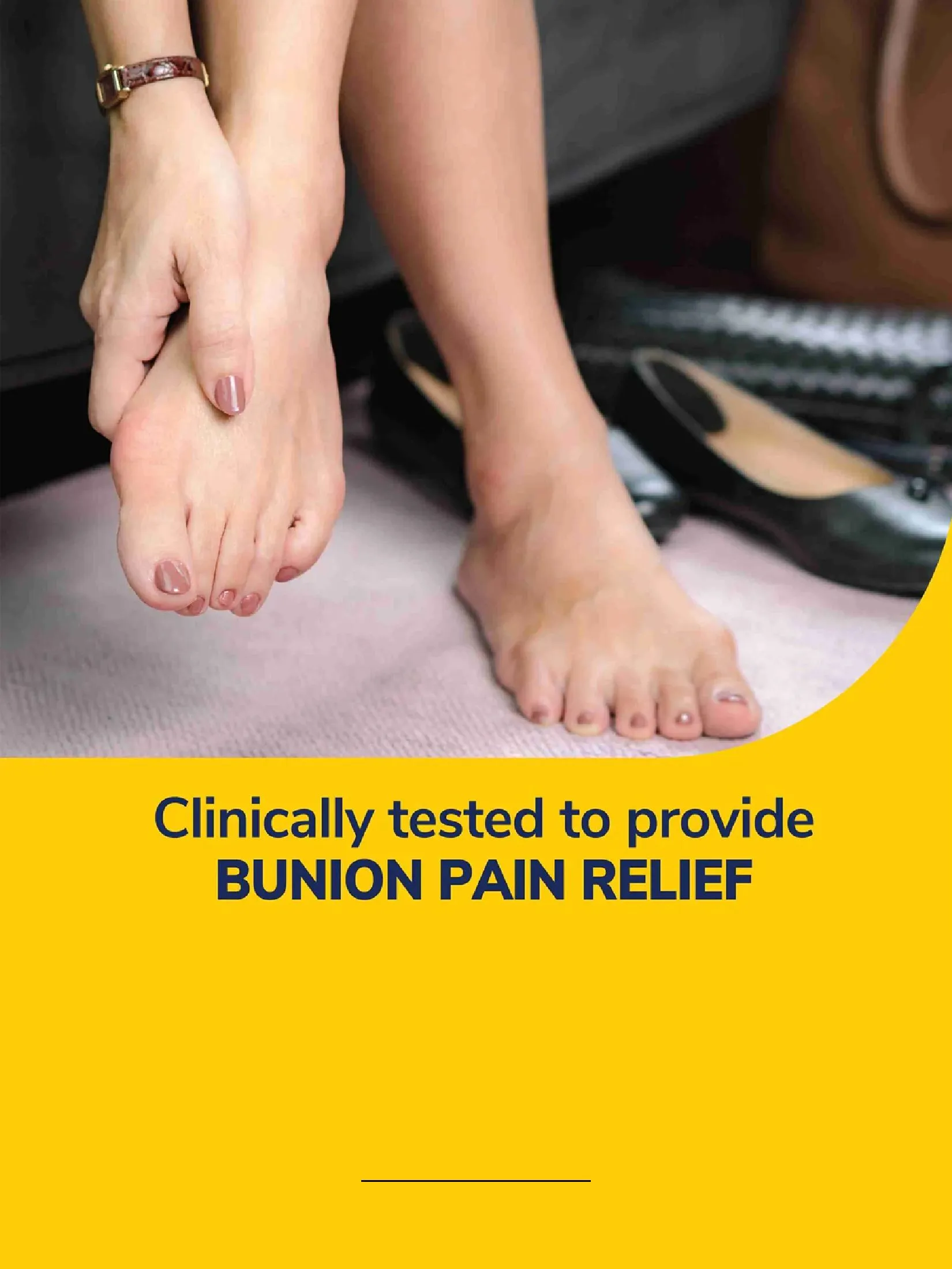 SCHOLL Dr.Scholl's Bunion Relief and Toe Corrector Massaging Gel Splint