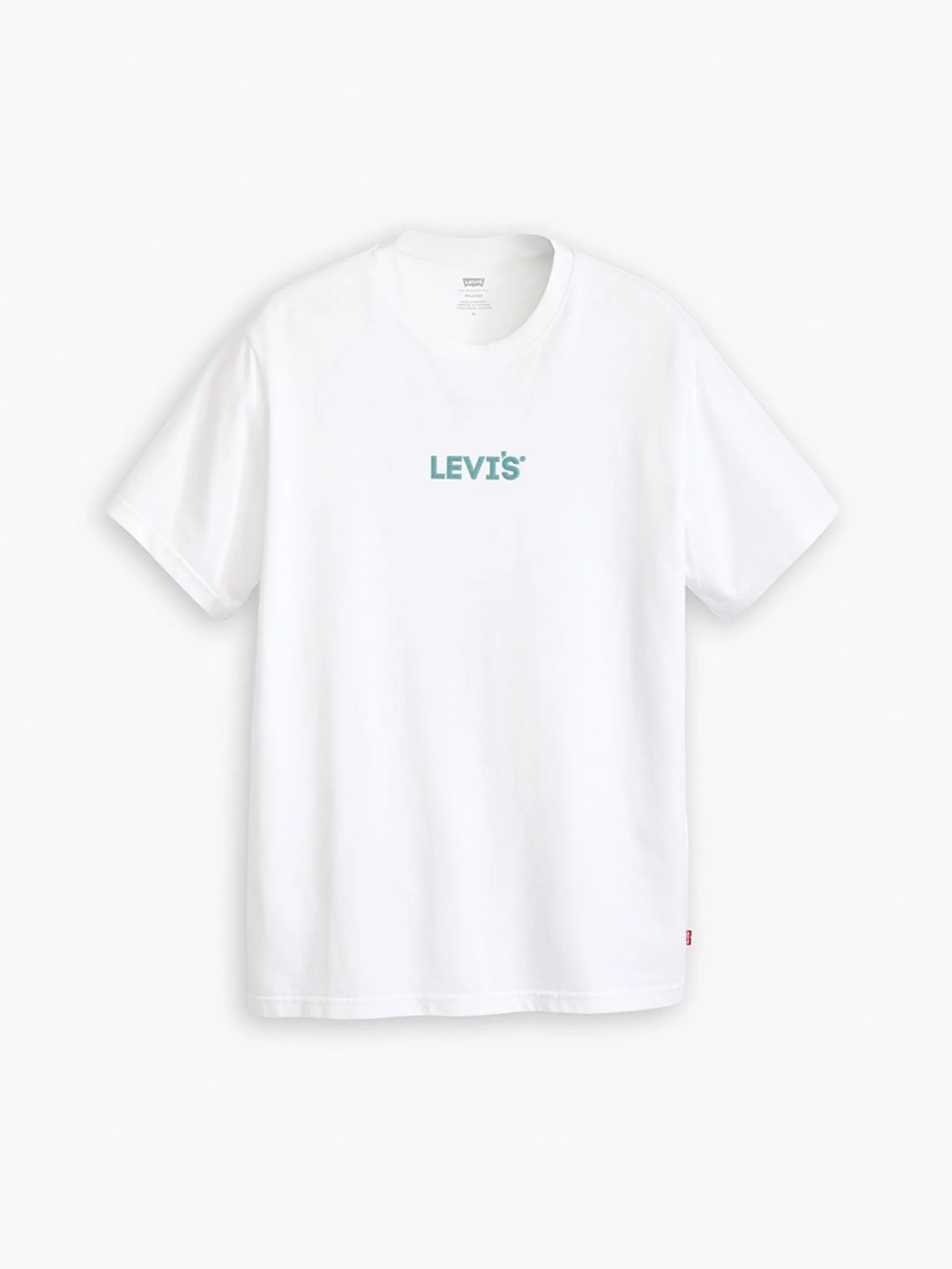 LEVI'S Men's Relaxed Fit Short-Sleeve Graphic T-Shirt White