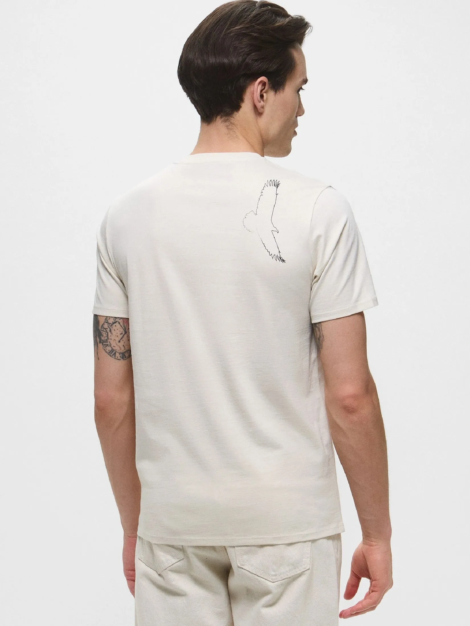 GUESS GUESS MEN  T-Shirt  M5GI44KBW41  -  Beige