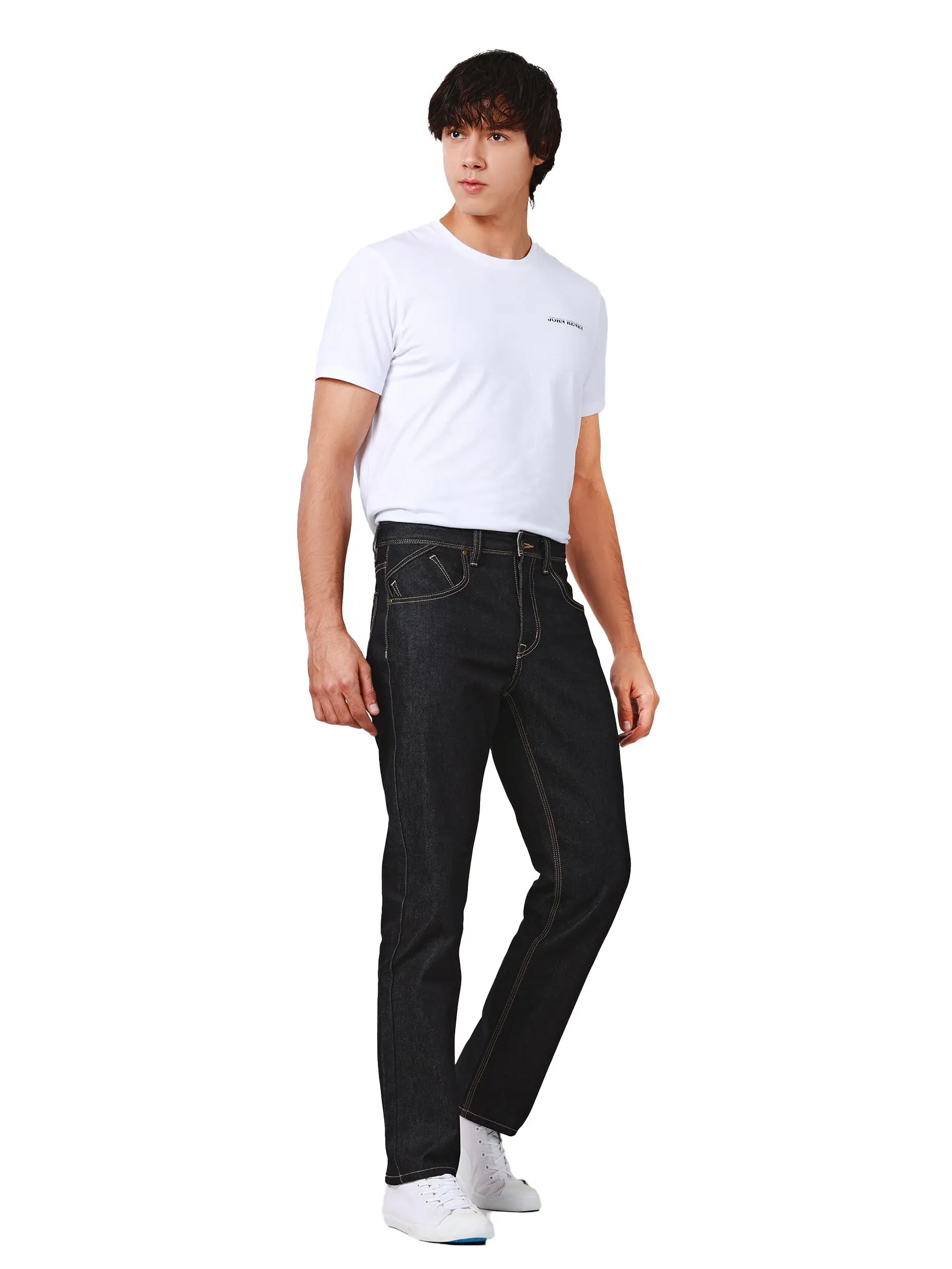 JOHN HENRY Men's Jeans (Straight Fit) DENIM Dark Indigo