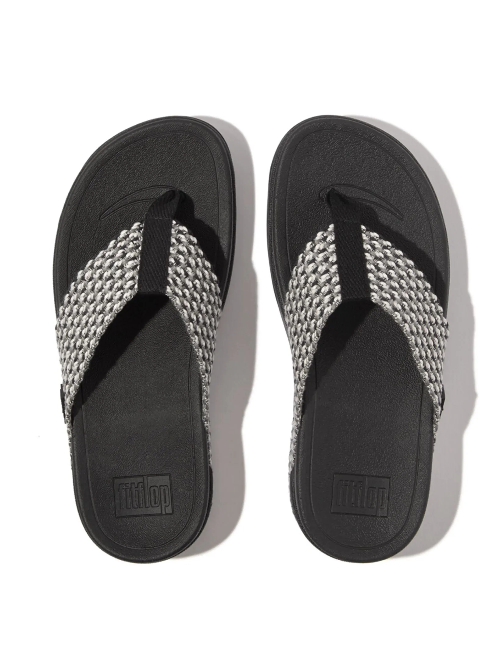 FitFlop™ WOMEN'S SURFA MULTI-TONE WEBBING BLACK