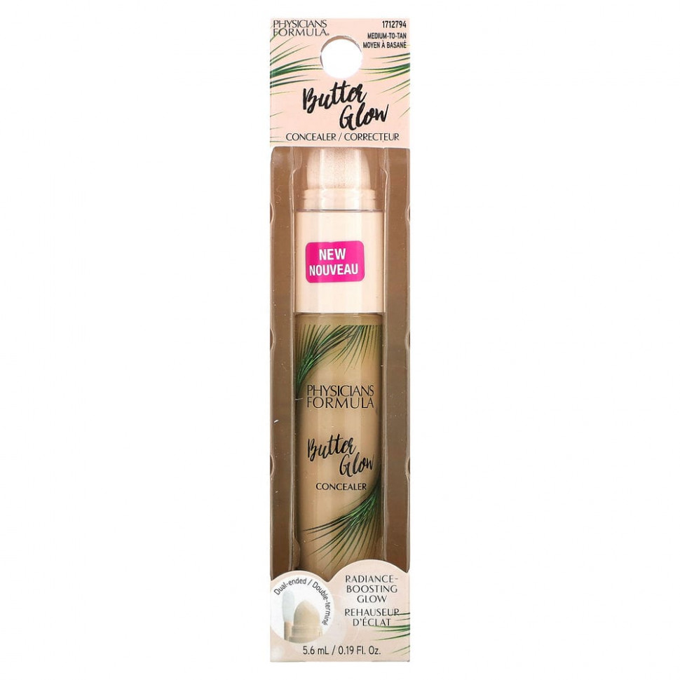 Physicians Formula, Butter Glow Concealer, Medium-To-Tan, 0.19 fl oz (5.6 ml)