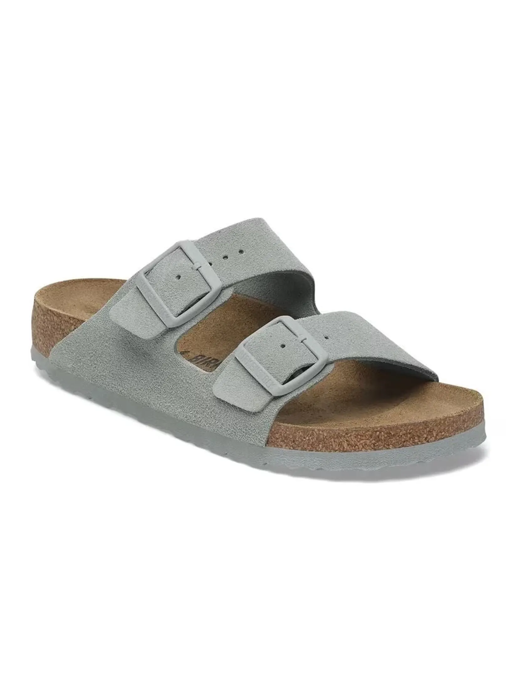 BIRKENSTOCK UNISEX SANDALS ARIZONA SUEDE PURE SAGE