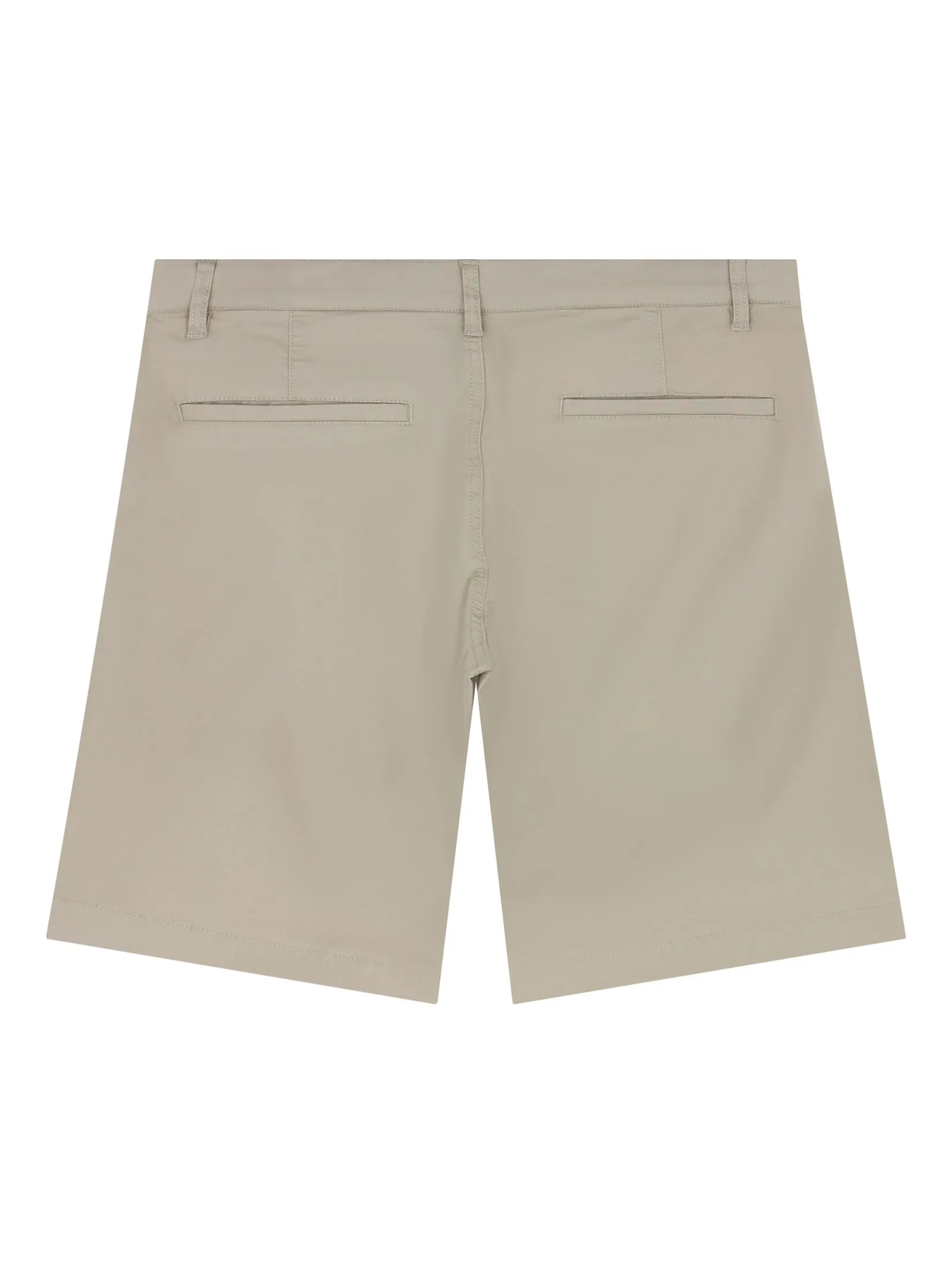GIORDANO Men's Slim Taper Bermuda Shorts (180° Elastic Waist) Crockery Khaki