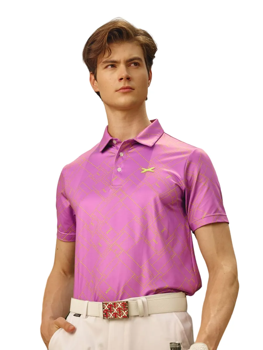XOLO Purple MEN XOLO CIRCUIT POLO(040402)