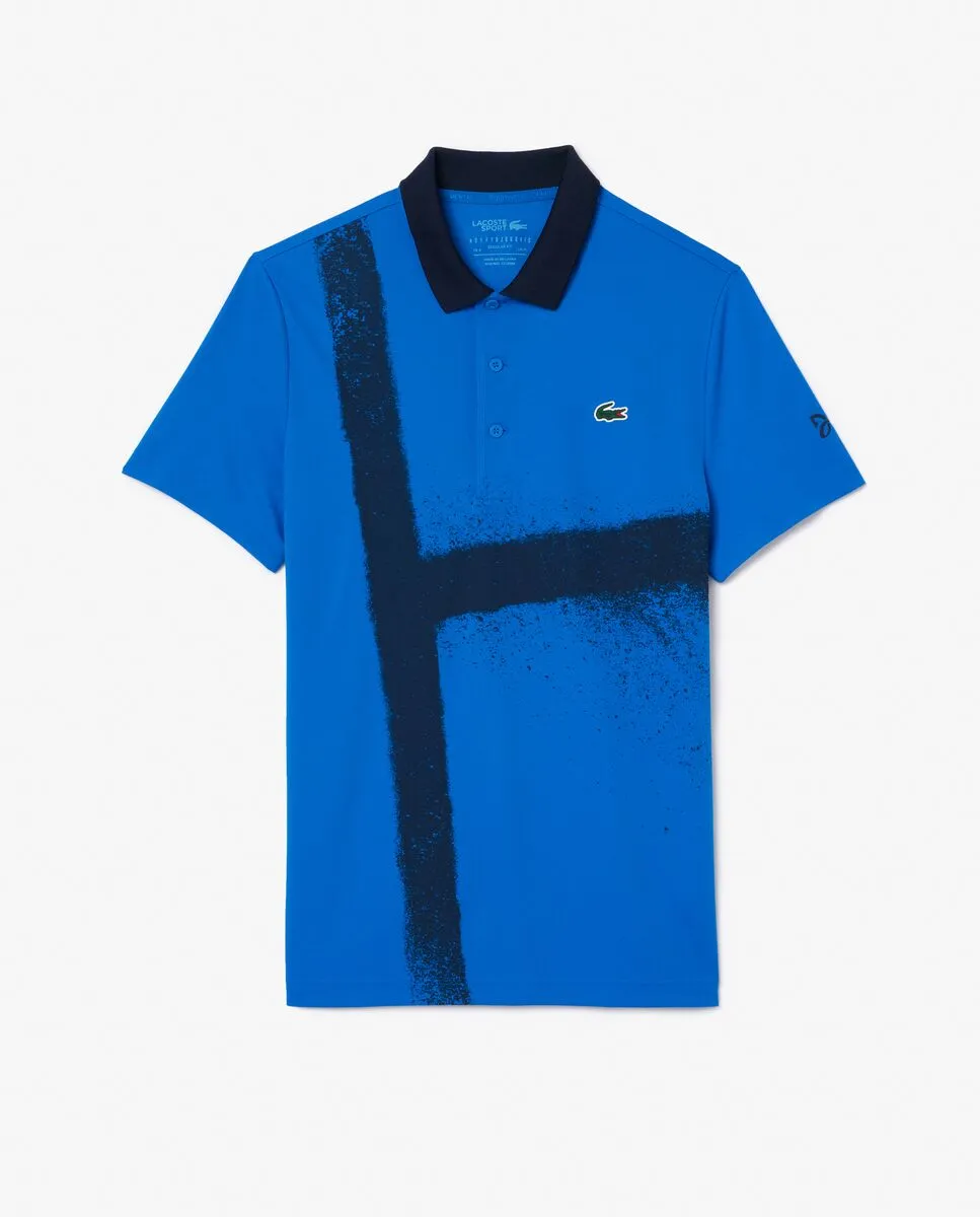 LACOSTE Lacoste Tennis x Novak Djokovic Polo Shirt Blue