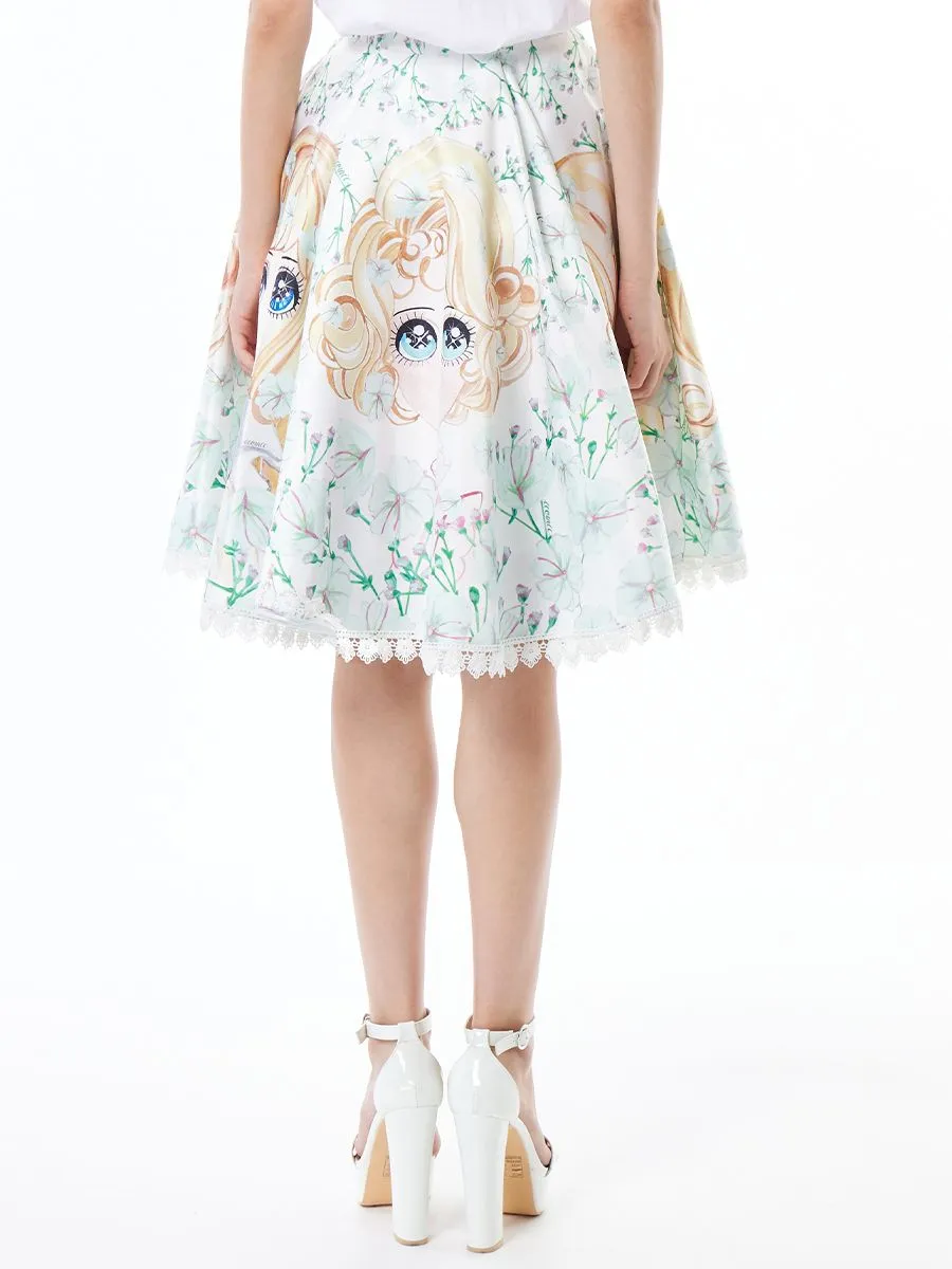 ICONIC WOMEN WHITE EMMA SKIRT