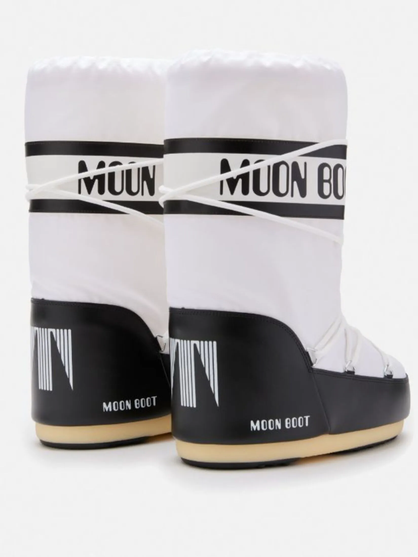 MOON BOOT Ski Boots Icon Nylon Black/White