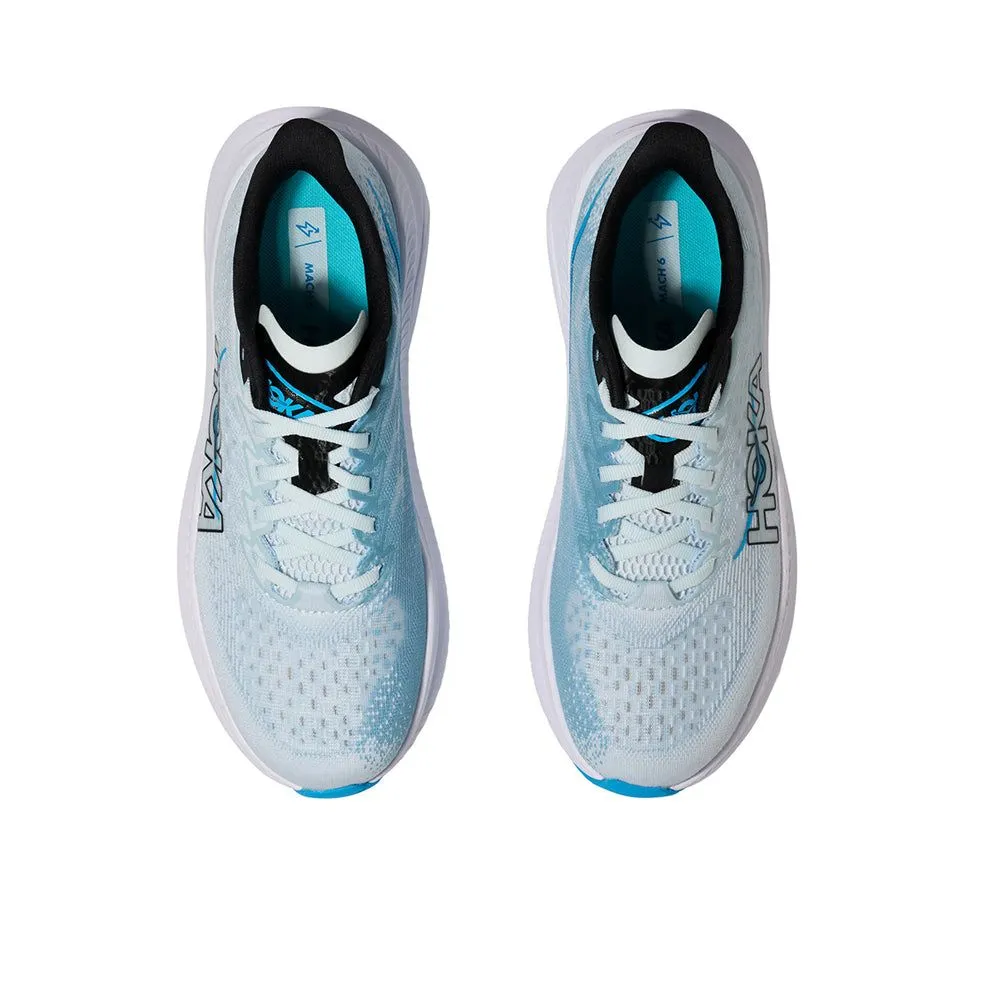 HOKA Women Running Shoes Mach 6 Wide Blue - HO229SH127ELTH