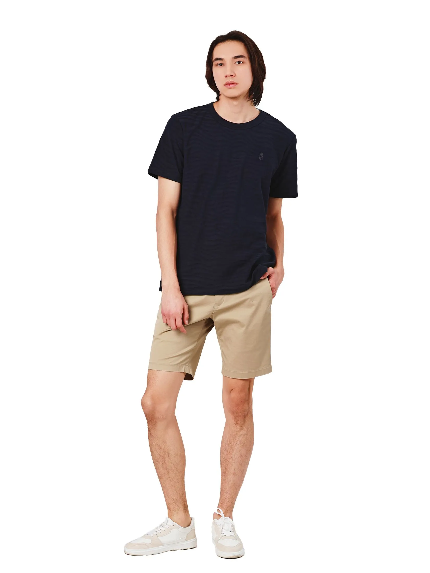 JOHN HENRY Men's T-Shirts (Slim Fit) Rejuvenate Vacation Navy