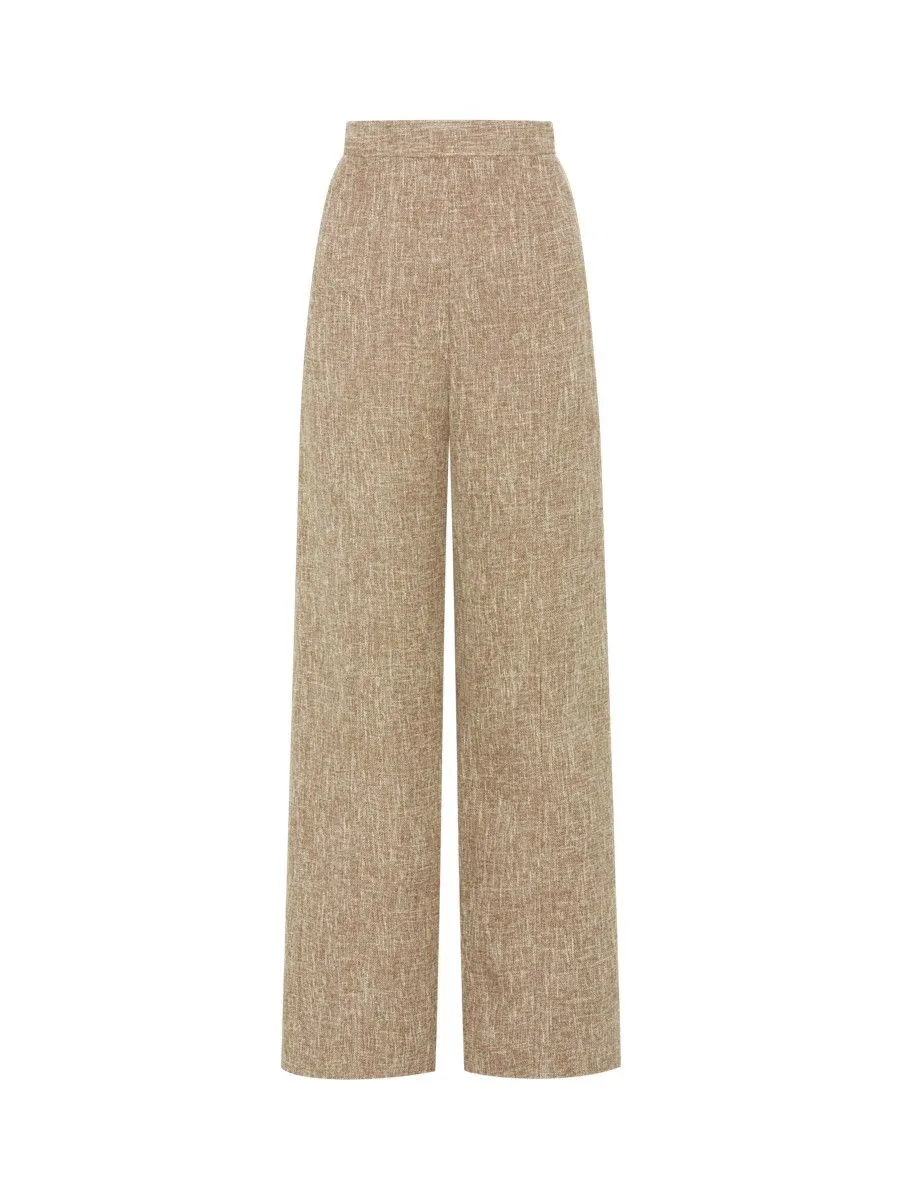 ASAVA ( SS24 )Iris Pleat Front Women Pants Beige