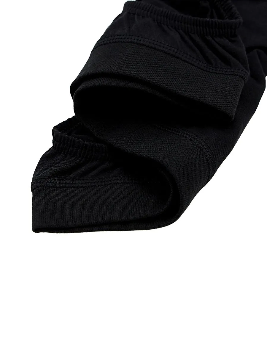 GIORDANO Men's 100% Cotton briefs elastic waistband(3pcs/pack) Black