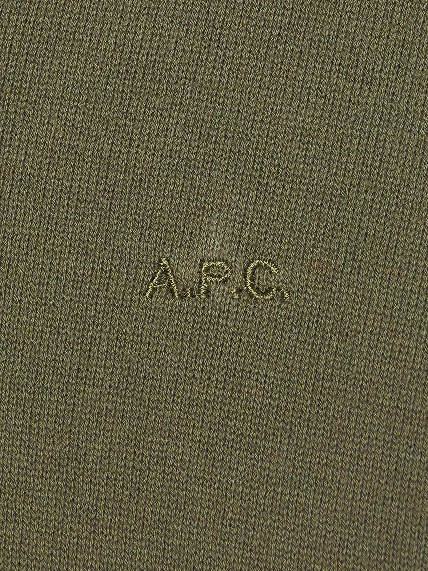 A.P.C. Men Polo Gregory SS25 Kaki Clair