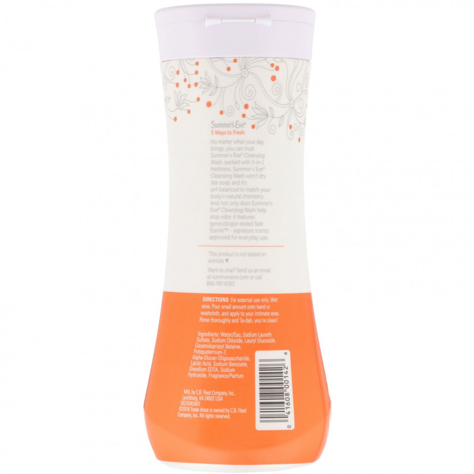 Summer's Eve, Гель для душа 5 в 1, Morning Paradise, 444 мл