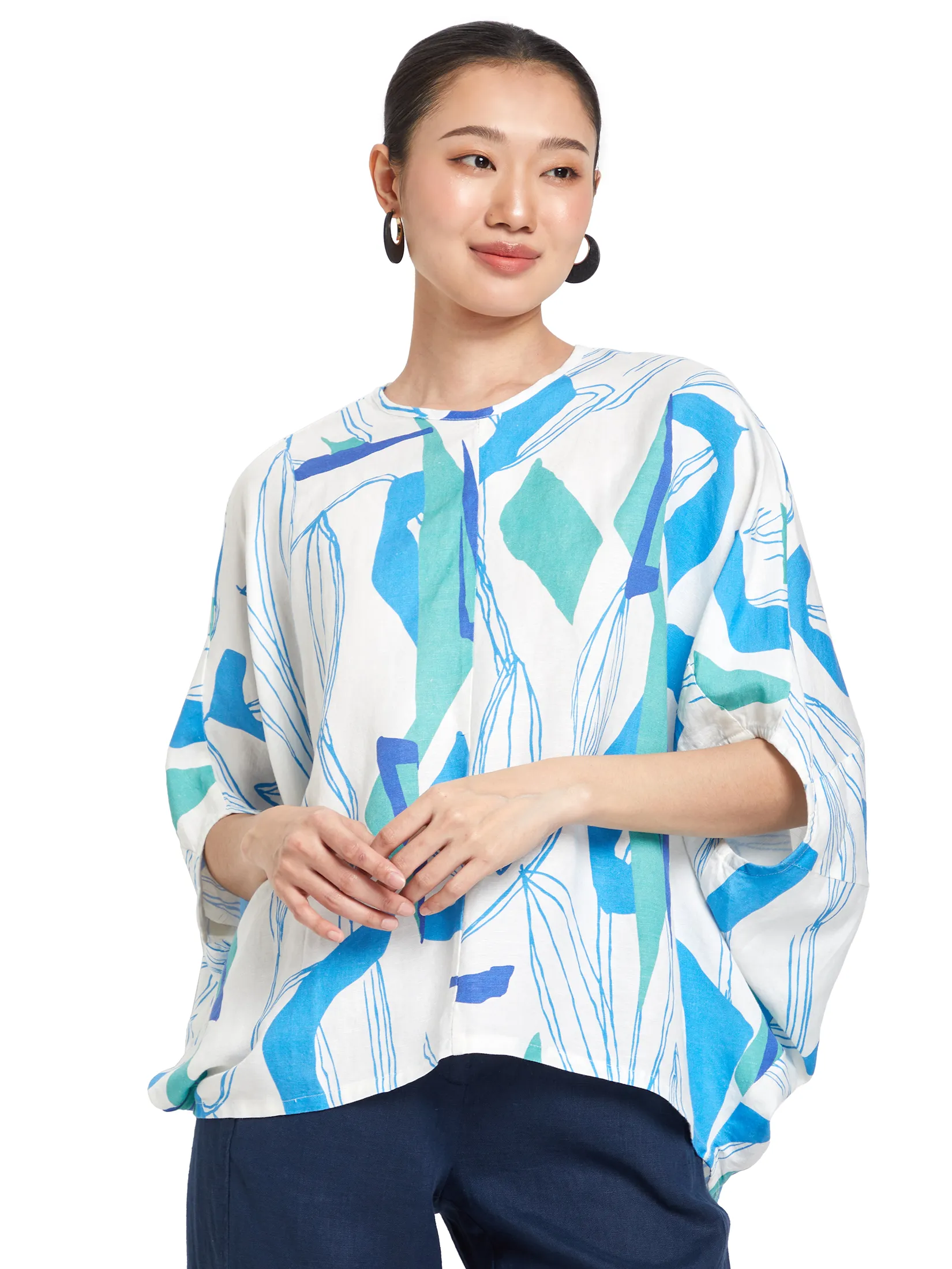 SIMPLICITY Women Blouses Short Sleeves Print