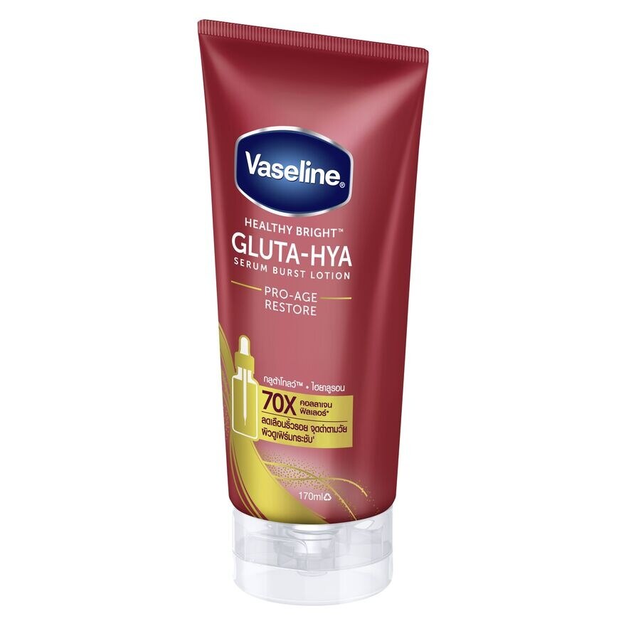 Vaseline Healthy Bright Gluta Hya Serum Burst Lotion Pro-Age Restore 170 Ml.