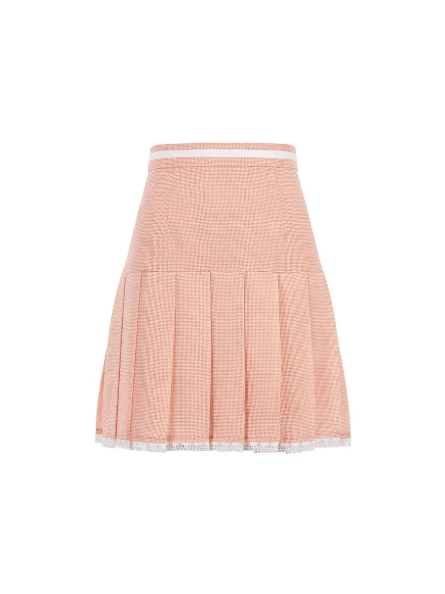 ASV ( SS24 )Thumbelina Women Pleated Skirt Orange