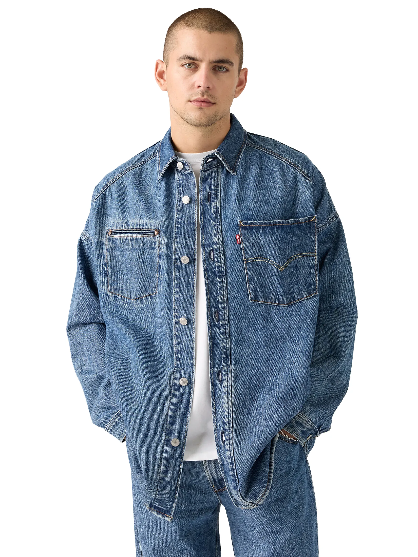 LEVI'S Men s Twist Shacket Blue