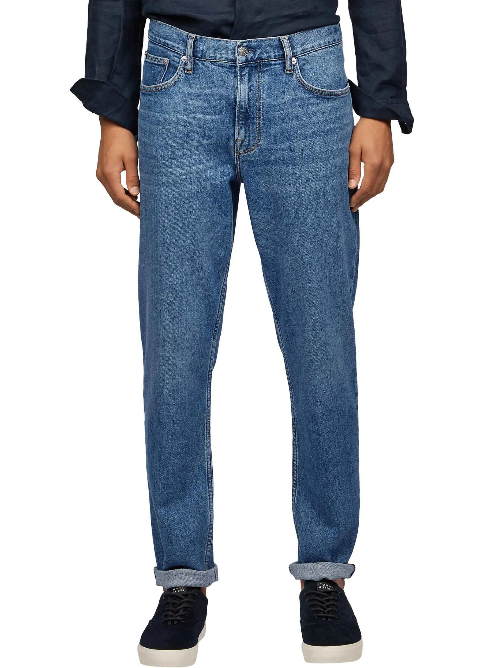 TOMMY HILFIGER MEN JEANS Denim Tapered