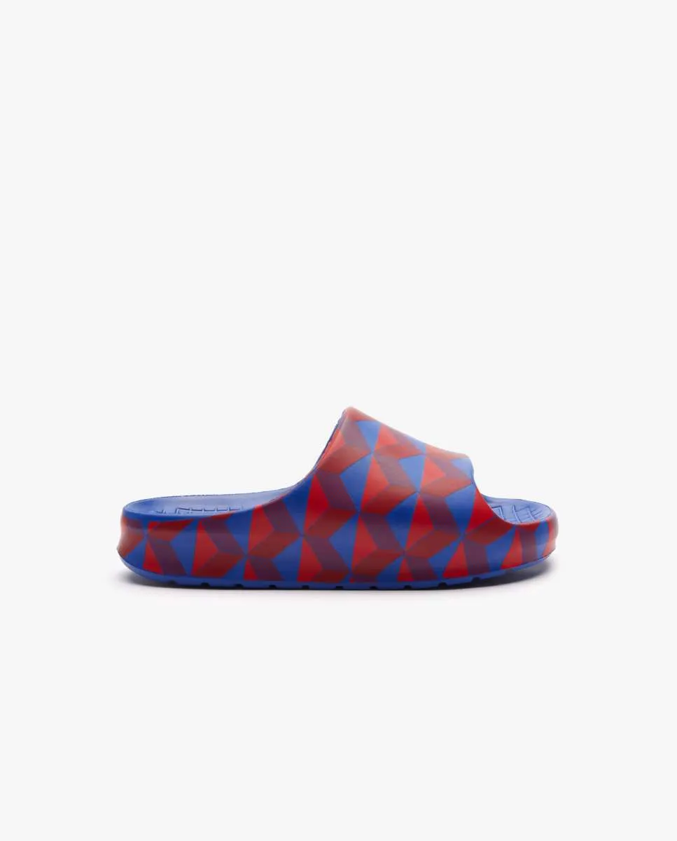 LACOSTE Women’s Serve Slide 2.0 Printed Red