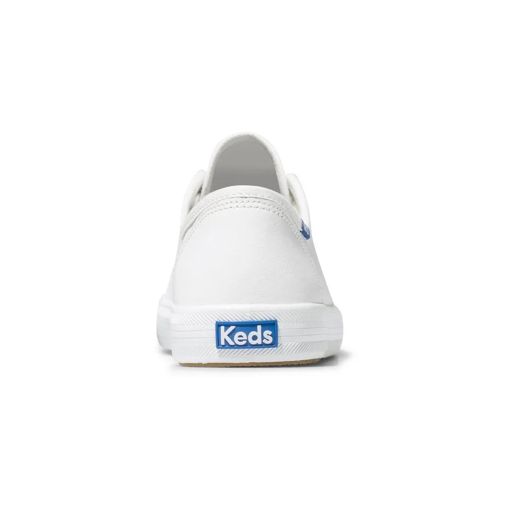 KEDS White/Blue Kickstart Leather