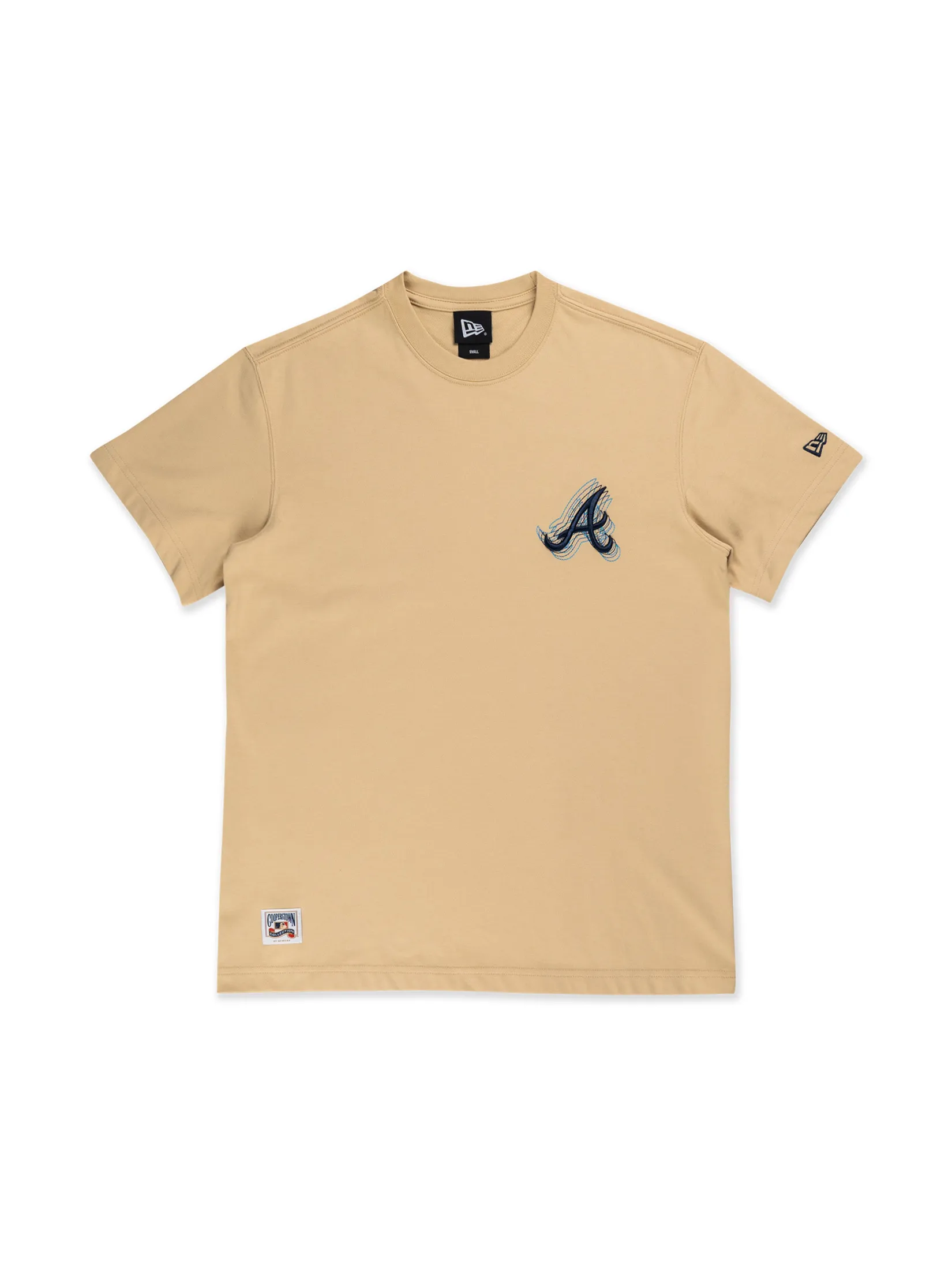 NEW ERA UNISEX SHORT SLEEVE TEE 59FIFTY PACK - ILLUSION ATLANTA BRAVES COOPERSTOWN VEGAS GOLD Size - L