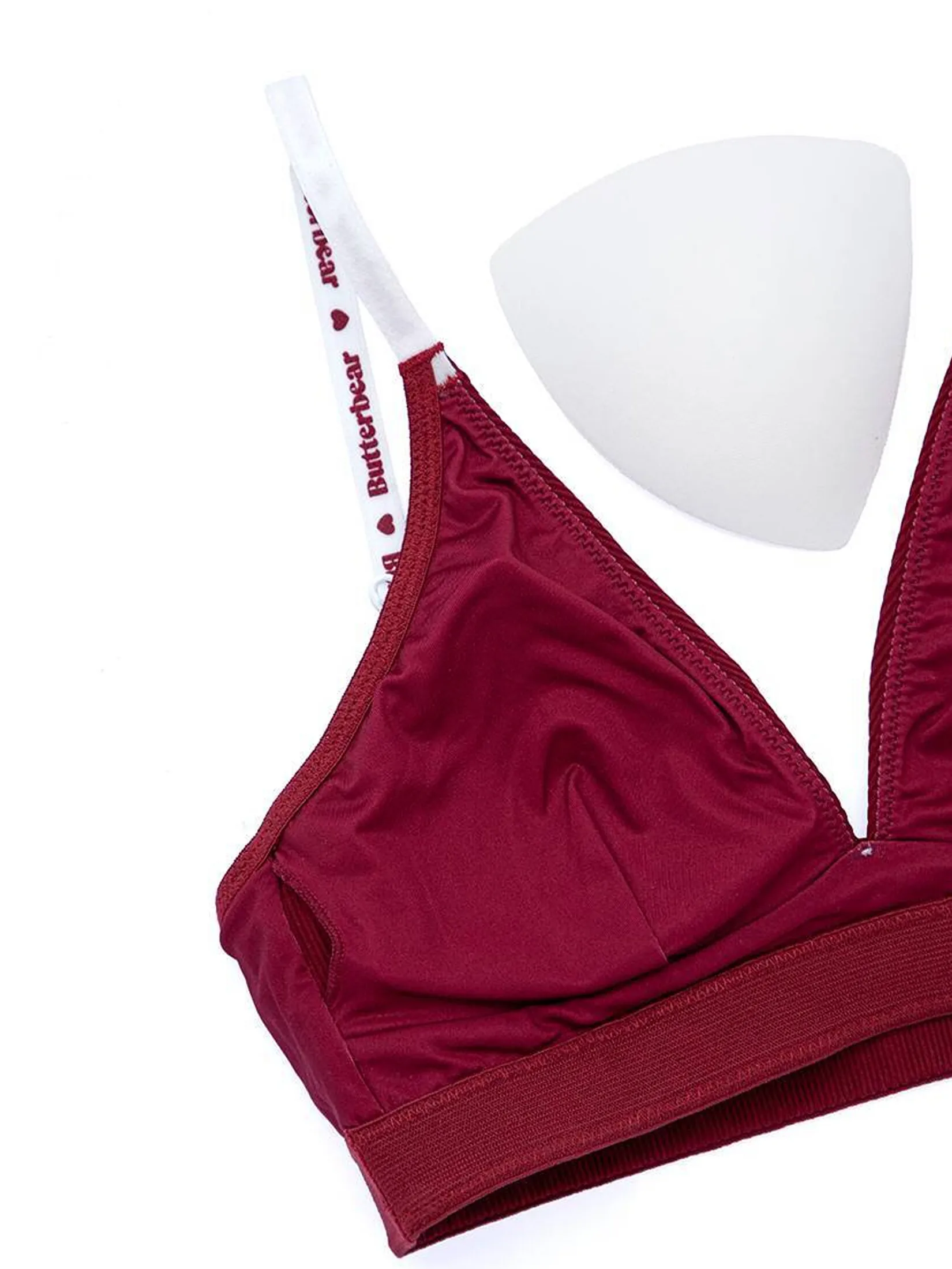 SABINA Bra Woman Butterbear x Sabina Wireless - Dark Red