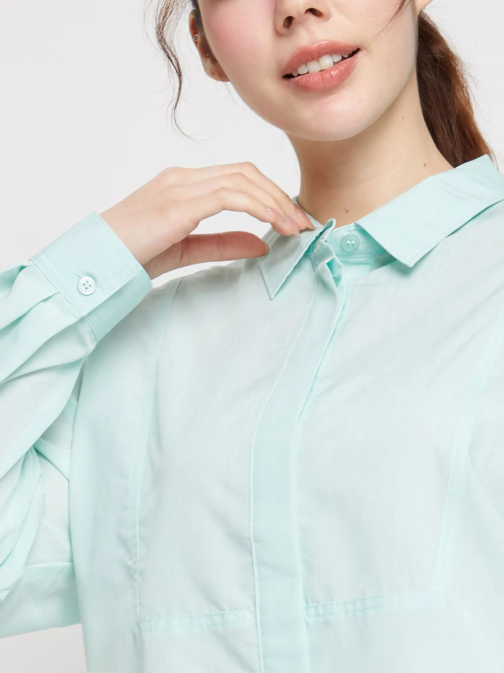 EASY PIECES Women Shirt Long Sleeves Collar