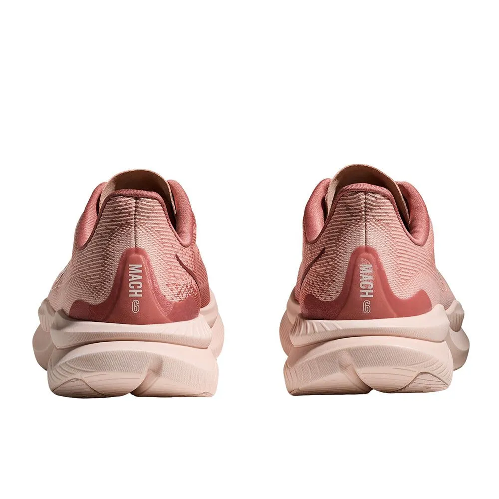 HOKA Women Running Shoes Mach 6 Wide Pink - HO229SH126ELTH