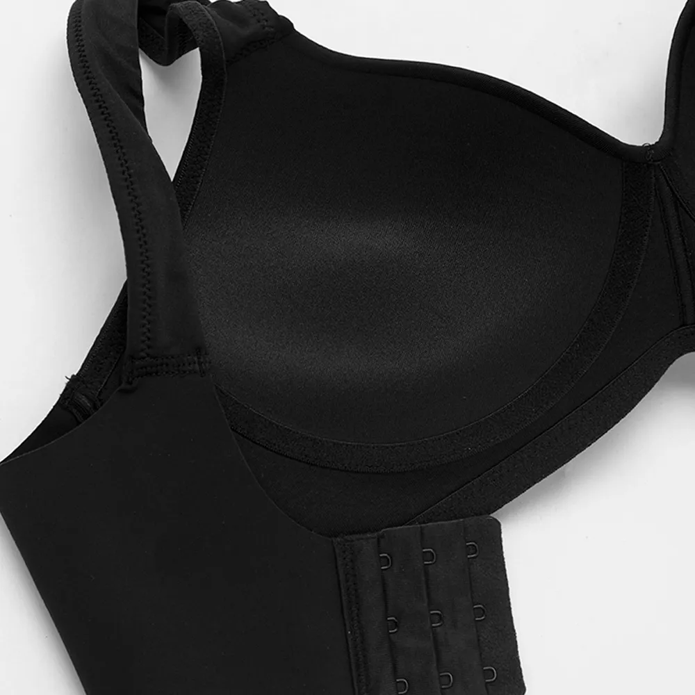 SABINA [2 Pieces] Bra Invisible Wire Collection Soft Doomm SBXH6045BK Black