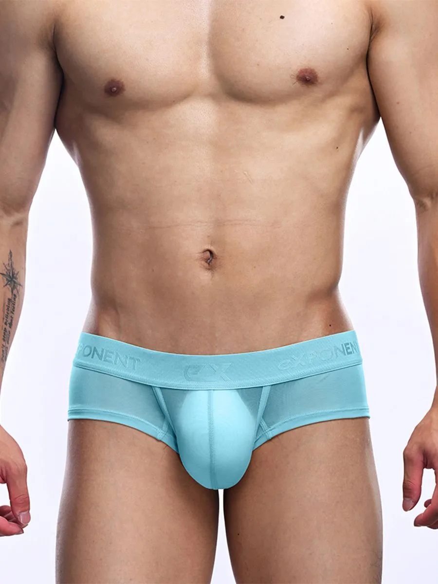 EXPONENT Underwear Elusive Silky - Secret Zone Translucent Mini Trun Aqua