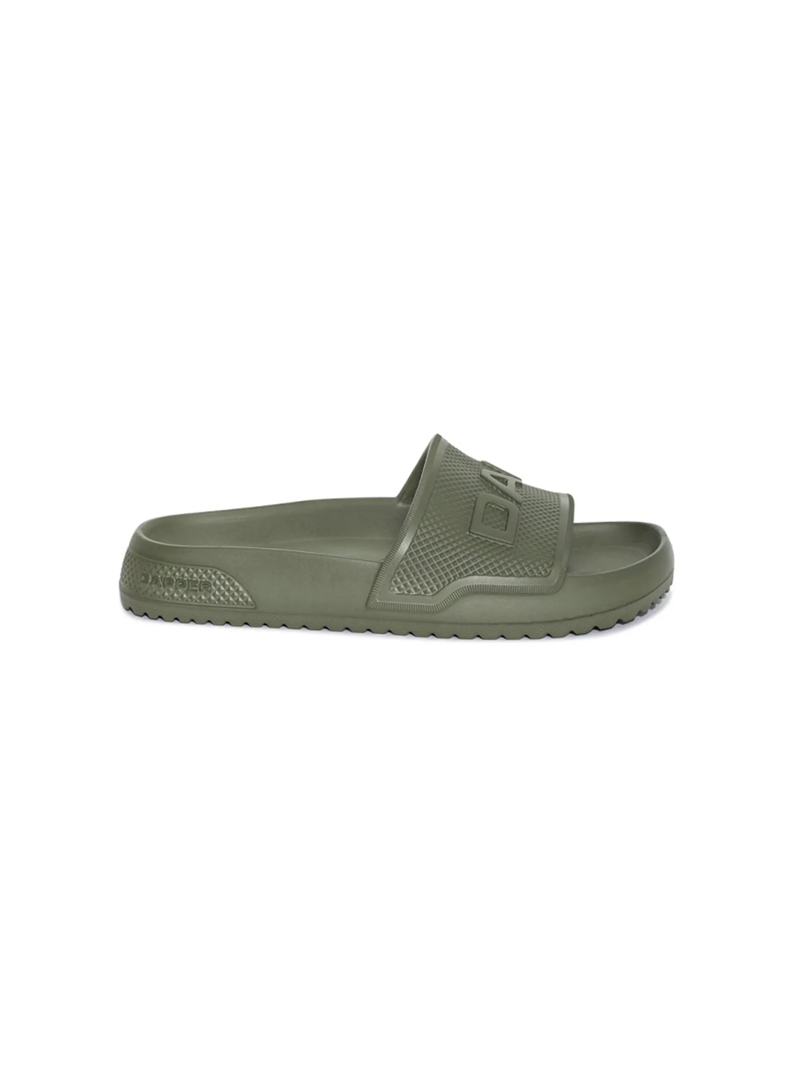 DAPPER DAPPER Iconic Comfort Pool Slide Sandals Olive Green