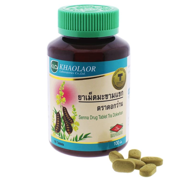 Сенна Александрийская в таблетках Khaolaor 100 шт
