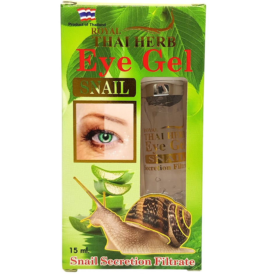 Гель с улиткой для век и под глаза Thai Herb 15 мл